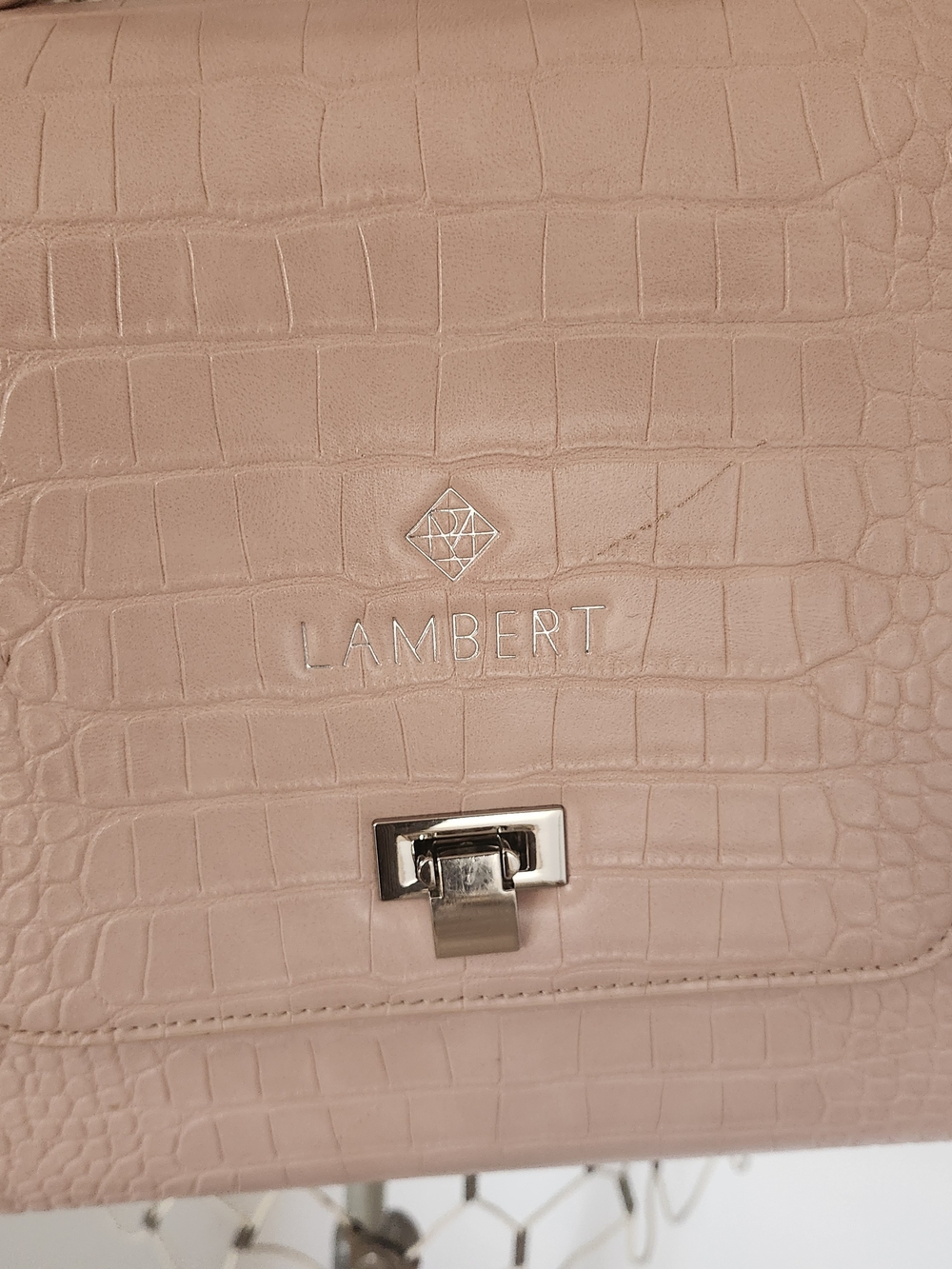 Lambert Leather Crossbody Bag in Blush